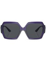 Versace Eyewear lunettes de soleil à monture carrée oversize - Violet - thumbnail