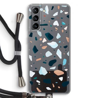 Terrazzo N°13: Samsung Galaxy S21 Transparant Hoesje met koord