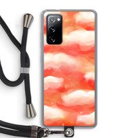 Lichte Wolken: Samsung Galaxy S20 FE / S20 FE 5G Transparant Hoesje met koord