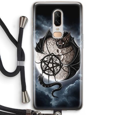 Volle maan: OnePlus 6 Transparant Hoesje met koord