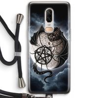 Volle maan: OnePlus 6 Transparant Hoesje met koord