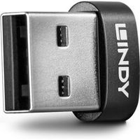 Lindy 41884 USB A USB C Zwart, Metallic kabeladapter/verloopstukje - thumbnail