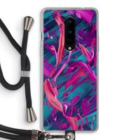 Pink Clouds: OnePlus 8 Transparant Hoesje met koord