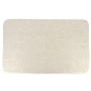 Tendance Badmat mat Pebble - microfiber - Memory Foam - creme wit - 50 x 80 cm - antislip