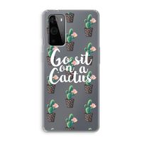 Cactus quote: OnePlus 9 Pro Transparant Hoesje