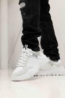 Versace Jeans Couture Fondo Logo Speedtrack Sneakers Heren Wit - Maat 43 - Kleur: Wit | Soccerfanshop