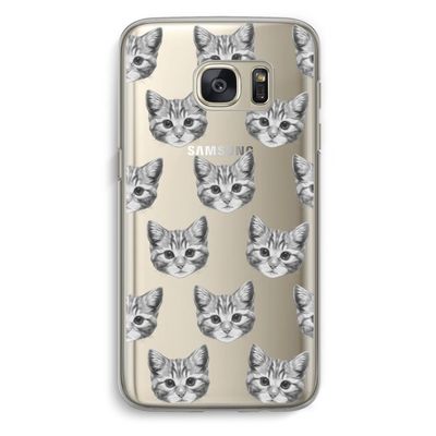 Kitten: Samsung Galaxy S7 Transparant Hoesje