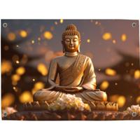 Tuinposter Boeddha 11 - Pillow Buddies