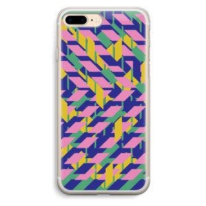 Skew Blush 1: iPhone 7 Plus Transparant Hoesje