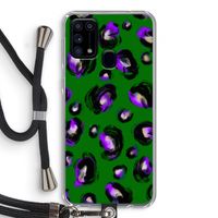 Green Cheetah: Samsung Galaxy M31 Transparant Hoesje met koord
