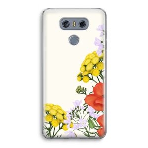 Wilde bloemen: LG G6 Transparant Hoesje
