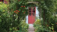 Poort deur 130x70cm Tuinschilderij - Customize it