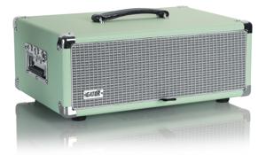 Gator Cases GR-RETRORACK-3SG Retro Rack Vintage Amp Vibe Rack Case 3U Seafoam Green