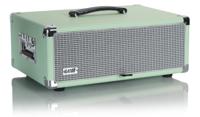 Gator Cases GR-RETRORACK-3SG Retro Rack Vintage Amp Vibe Rack Case 3U Seafoam Green - thumbnail