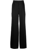 Saint Laurent pantalon de costume en soie - Noir - thumbnail