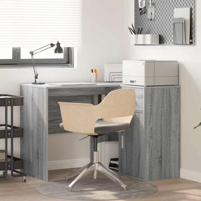Hoekbureau 2 pcs Grijs sonoma 102 x 50 x 75 cm Bewerkt hout