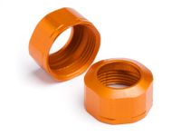 Shock cap 12xM13x0.8mm (orange/grooved/2pcs) (106633) - thumbnail