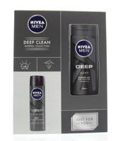 Nivea Geschenkverpakking deep clean (1 Set) - thumbnail