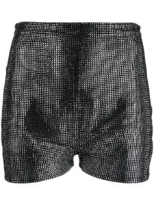 Giuseppe Di Morabito short taille haute à ornements strassés - Noir