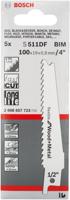 Bosch Accessoires 5x reciprozaagblad flexible for wood and metal s511df - 2608657723