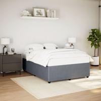 Bedframe zonder matras 140x190 cm fluweel donkergrijs