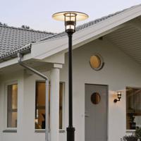 Konstsmide 524-750 Freja Staande buitenlamp Spaarlamp, LED E27 60 W Zwart