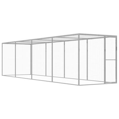 Kattenkooi 6x1,5x1,5 m gegalvaniseerd staal