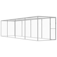 Kattenkooi 6x1,5x1,5 m gegalvaniseerd staal
