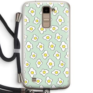 Spiegeleitjes: LG K10 (2016) Transparant Hoesje met koord