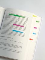 Sigel HN617 boekenlegger Flexibele bladwijzer Blauw, Groen, Oranje, Roze, Geel 400 stuk(s) - thumbnail