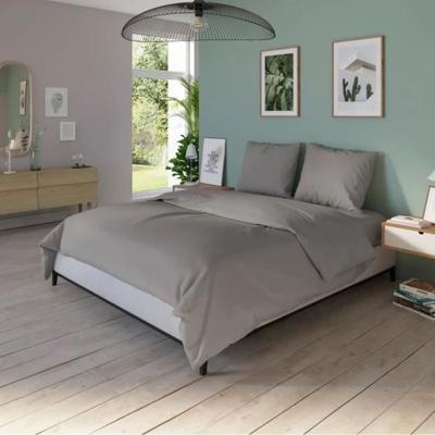 Dodo dekbedovertrek - 240x220 cm - katoen - antibacterieel - taupe - gemaakt in Frankrijk