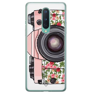 OnePlus 8 siliconen telefoonhoesje - Hippie camera OnePlus 8 siliconen telefoonhoesje - Hippie camera