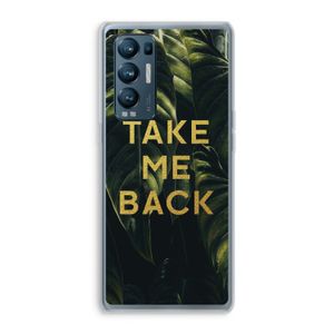 Take me back: Oppo Find X3 Neo Transparant Hoesje