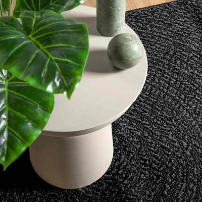 VidaXL Vloerkleed zizur binnen en buiten 140x200cm jute look antraciet