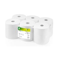 Wepa Satino pt1 comfort handdoekrol 2 laags wit (6x 150m)