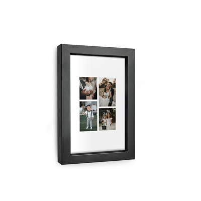 Zwarte lijst met gepersonaliseerde fotoafdruk - 10x15