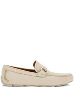 Ferragamo mocassins en cuir à boucles Gancini - Tons neutres