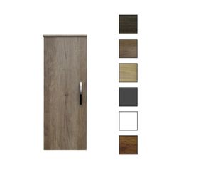 Sanicare kolomkast met chromen greep 33,5x90x32cm truffel