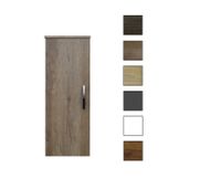 Sanicare kolomkast met chromen greep 33,5x90x32cm truffel