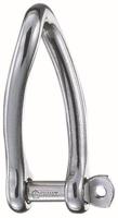 Wichard D-sluiting Gedraaid Gevangen Pin Rvs 8 Mm Default