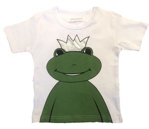 Ziegfeld T-shirt kikker Koning junior wit maat 98 Ziegfeld T-shirt kikker Koning junior wit maat 98