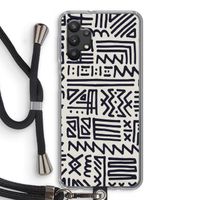 Marrakech print: Samsung Galaxy A32 5G Transparant Hoesje met koord