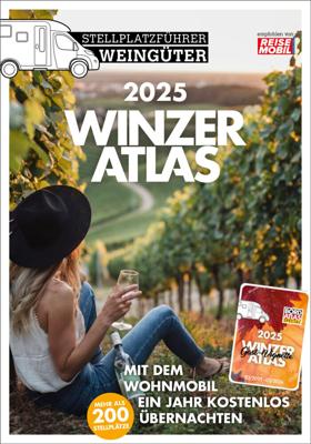 Campergids WINZERATLAS 2025 | Camper Wijnboerderijen | DoldeMedien Verlag GmbH