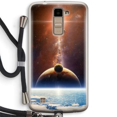 Omicron 2019: LG K10 (2016) Transparant Hoesje met koord
