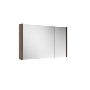 Adema Prime Spiegelkast - 100x63x16cm - inclusief zijpanelen - noten (hout) SW1212817/SW812073
