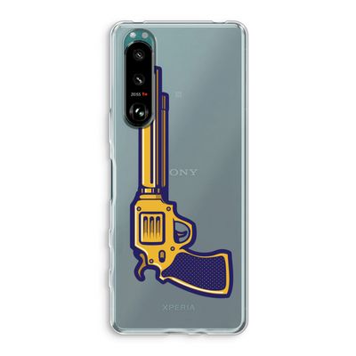 Pew Pew Pew: Sony Xperia 5 III Transparant Hoesje
