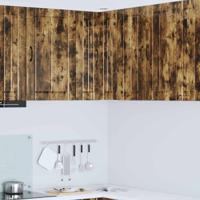 Keukenkast Gerookt eiken 57 x 57 x 80 cm Bewerkt hout