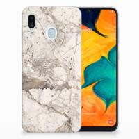 Samsung Galaxy A30 | TPU | Siliconen hoesje | Marmer Beige Samsung Galaxy A30 | TPU | Siliconen hoesje | Marmer Beige