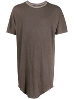 Boris Bidjan Saberi t-shirt à col rond - Gris - thumbnail