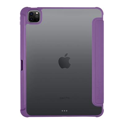 Pomologic BookFold pencil hoesje iPad Pro 11" (M4/M5) - Clear/Purple